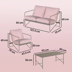 Outsunny canapea terasă relaxare | Aosom Romania