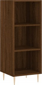 vidaXL Servantă, stejar sonoma, 34,5x32,5x90 cm, lemn prelucrat