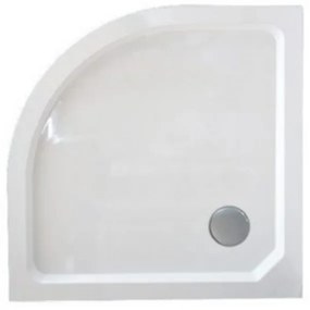 Cădiță de duș curbată SMC, 90x90x15 cm