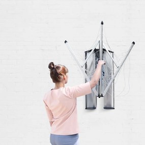 Uscător de rufe pentru grădină/de perete WallFix 24m – Brabantia