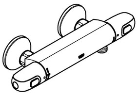 GROHE 34550000 - Baterie termostatică pentru duș GROHTHERM 1000 DN 15, crom