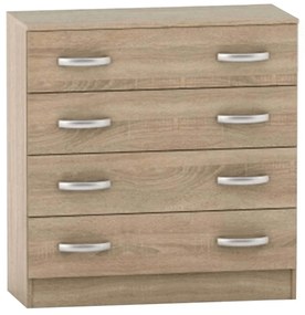 Comodă BETTY 4S, stejar sonoma