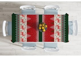 Față de masă din amestec de bumbac cu model de Crăciun Minimalist Cushion Covers Merry Christmas, 140 x 180 cm