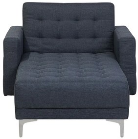 Fotoliu șezlong relaxare ABERLADY (textil) (gri). 1018993