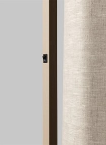 Lampa de podea Boston metal sand abajur in deschis