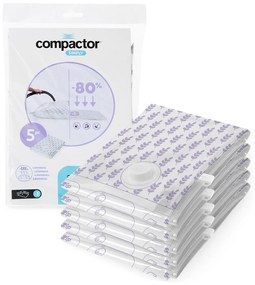 Compactor Set de pungi de depozitare în vidCompress L Lavender 100 l, 70 x 100 cm, 5 buc, 5 buc.