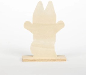 Bluey Fun figură din lemn de vopsit