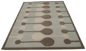 Covor Tear Bedora,160x230 cm, 100% lana, multicolor, finisat manual