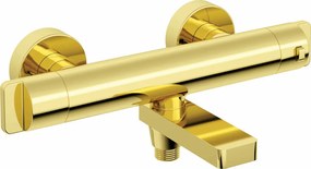 Baterie cada cu termostat Deante auriu