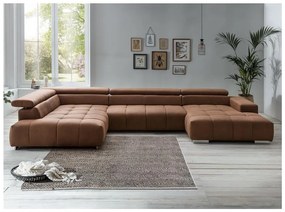 Colțar în formă de U TROPEA stânga, maro