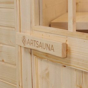 Vonkajšia sauna Eldur s 8 kW ohrievačom & príslušenstvom