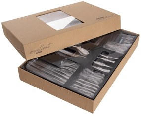 Tacâmuri argintii din oțel inoxidabil 24 buc. Mirror – Orion