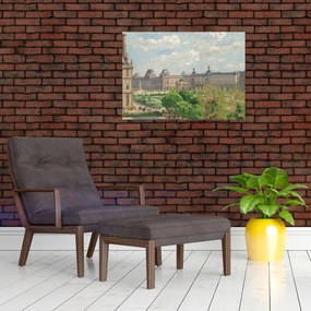 Tablou - Camille Pissarro, Place du Carrousel, Paris, reproducere (70x50 cm)