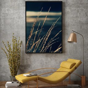 Poster - Detaliu de ierburi de apă (A4)