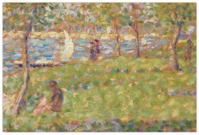 Tablou - Georges Seurat, Study for "La Grande Jatte", reproducere (90x60 cm)