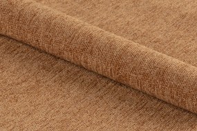 MAZZONI EXPORT SOPHIA Teracotă (material Apia 272)/cadru negru - FOTOLIU DE ODIHNĂ SCAUN PENTRU SALON/BIROU TAPIȚAT