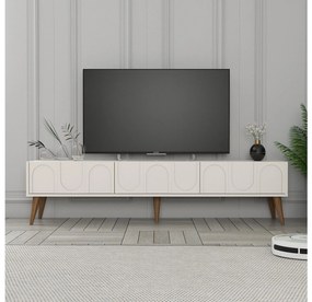 Masă TV/Dulap Bipemu 3 (crem + Nuc) . 1095684