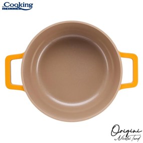 Cratiță din aluminiu turnat cu capac 20x10 cm, 2.4L – Cooking by Heinner, Colecția Origini by Nicolai Tand, pentru gătit zilnic