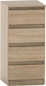 Comoda HANY NEW 009, stejar sonoma, PAL laminat, 45x49x95 cm