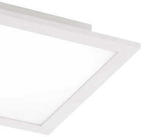 Lampă de tavan alb 30 cm incl. LED cu telecomandă - Orch