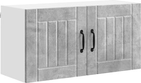 vidaXL Dulap de bucătărie Gri din beton 80 x 31 x 40 cm Lemn compozit