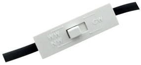 Spot LED 5W, 230V, 3000/4000/6400K, Ø 7,5 cm, negru