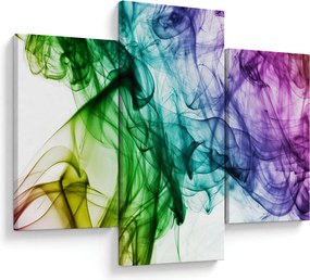 Tablou - fum colorat (90x60 cm)
