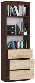 Raft Ravindra (wenge + Stejar sonoma). 1069809
