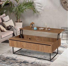 Masă de cafea Extra (Nuc + Negru). 1089509