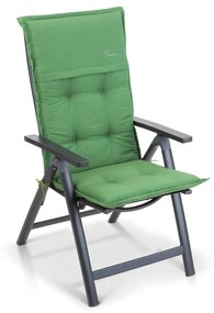 Coburg, pernă, pernă pentru fotoliu, spătar înalt, pernă scaun de grădină, poliester, 53 × 117 × 9 cm, 2 x pernă