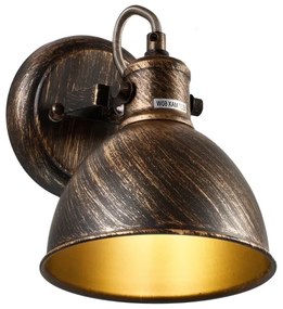 Spot de perete Brilagi TECHNO 1xE27/60W/230V bronz/patină