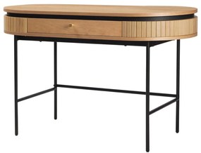 Birou cu furnir de stejar ATELIER 120cm