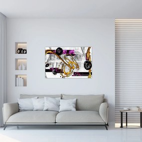 Tablou abstracției (90x60 cm)