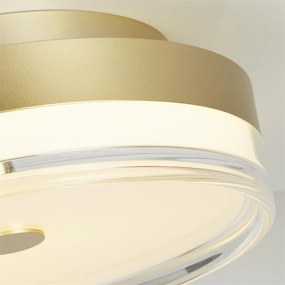 Plafoniera LED design minimalist Cyprus auriu, 40cm