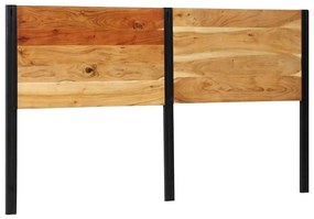 vidaXL Tăblie 180 cm lemn masiv de salcâm și fier