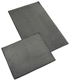 Bellatex Set de covorașe de baie fără decupajBANYGOLD gri închis, 60 x 100, 60 x 50 cm