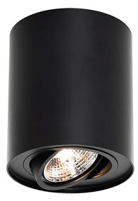 Spotlight modern de tavan negru, rotativ și înclinabil AR70 - Rondoo Up