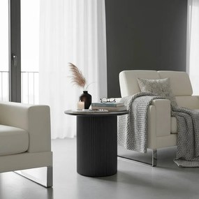 Masutea Cafea Dalmma MDF Nuc, Diametru 70 Cm