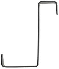 Set 4 cârlige pentru uşă Wenko, negru mat