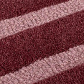 Covor burgundy țesut manual din lână 150x240 cm Split Ombre Shaped – Flair Rugs