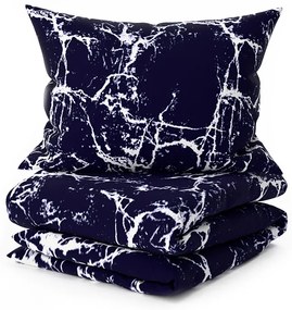 Lenjerie de pat din bumbac TEMPESTA violet Dimensiune lenjerie de pat: 70 x 90 cm | 140 x 200 cm