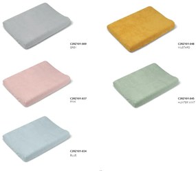 Husa de protectie Gri pentru salteaua de infasat ,   bumbac buclat, elastic pe contur, 80x50 cm, Bonjourbebe