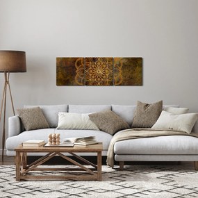 Tablou - Mandala bucuriei (cu ceas) (90x30 cm)