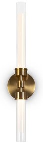 Aplica LED de perete design modern Stelo alama, transparent