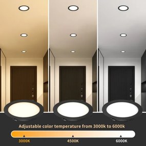 Immax NEO 07297L - Spot LED încastrat reglabil DOWN, LED/36W/230V, Wi-Fi, Tuya  Ø 23 cm, negru