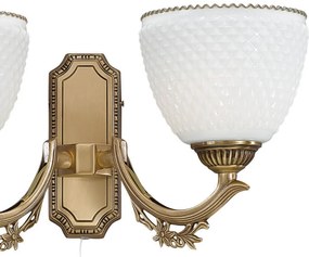Aplica clasica design italian din alama si sticla 8651 RA-A. 8651/2