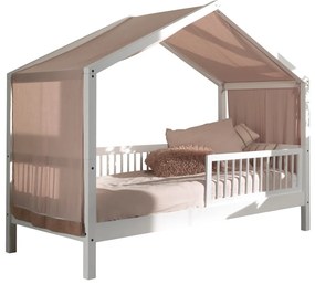 Set FORREST BEECH format dintr-un Pat copii Vipack (90 x 200 cm), o bară de siguranță și un set textil.