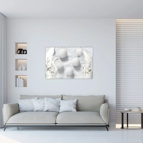 Tablou - Lebăda de aur pe apă (90x60 cm)