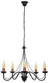 Lustră pe lanț MALBO 5xE14/60W/230V