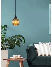 Pendul design modern ZUMBA negru/verde